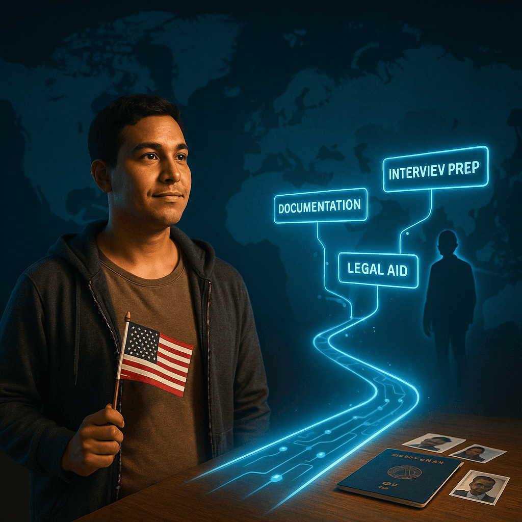 Enhancing Asylum Seekers’ Journey with AI 